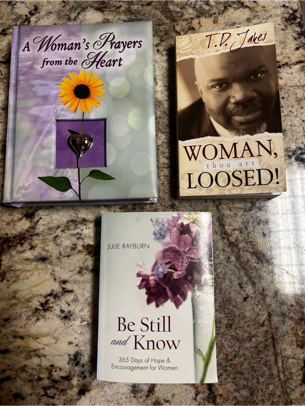 Set of 3 New Inspirational Women’s Devotional & Prayer Books